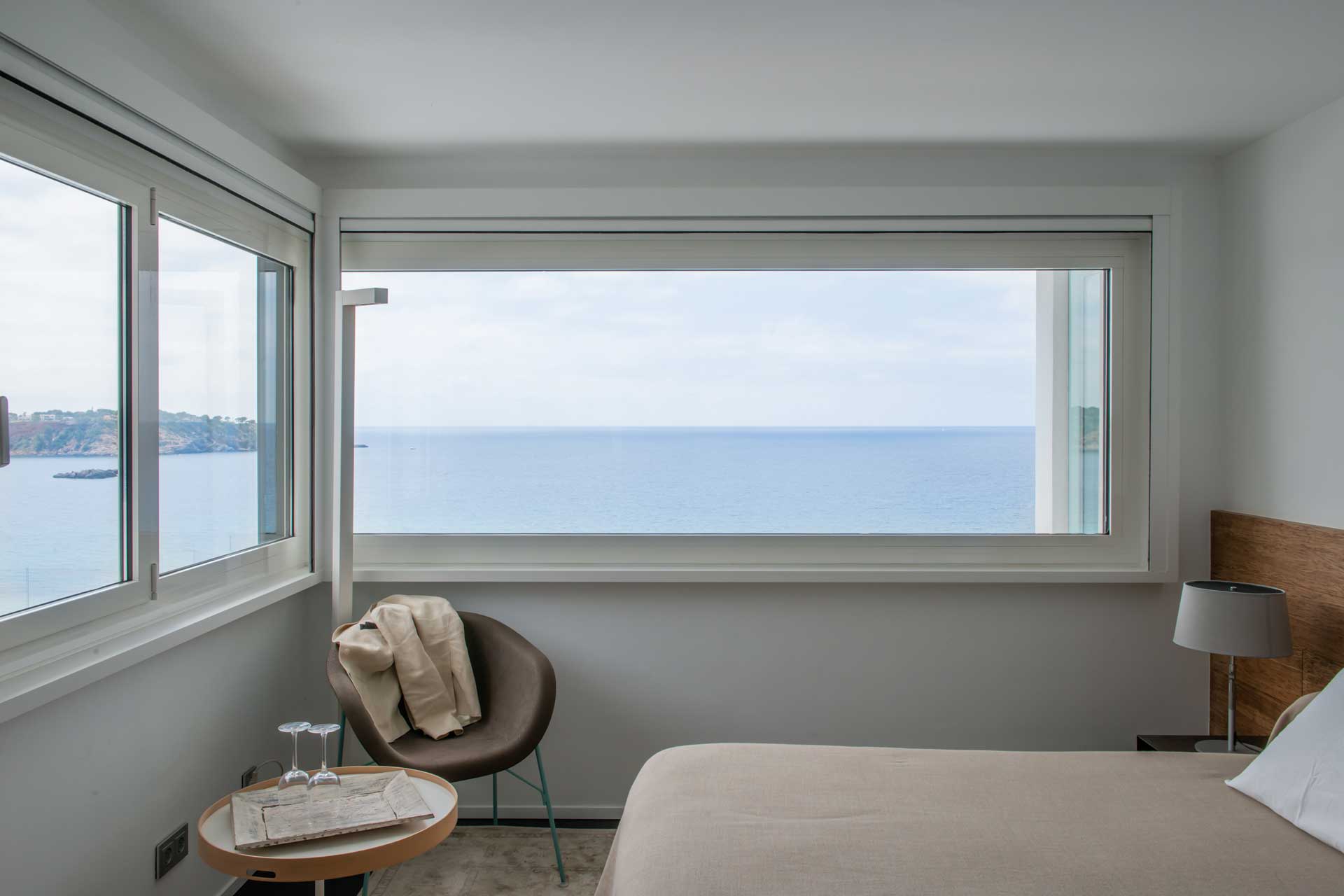 Villa Infinty Ibiza Vista Alegre - Schlafzimmer EG zum Meer