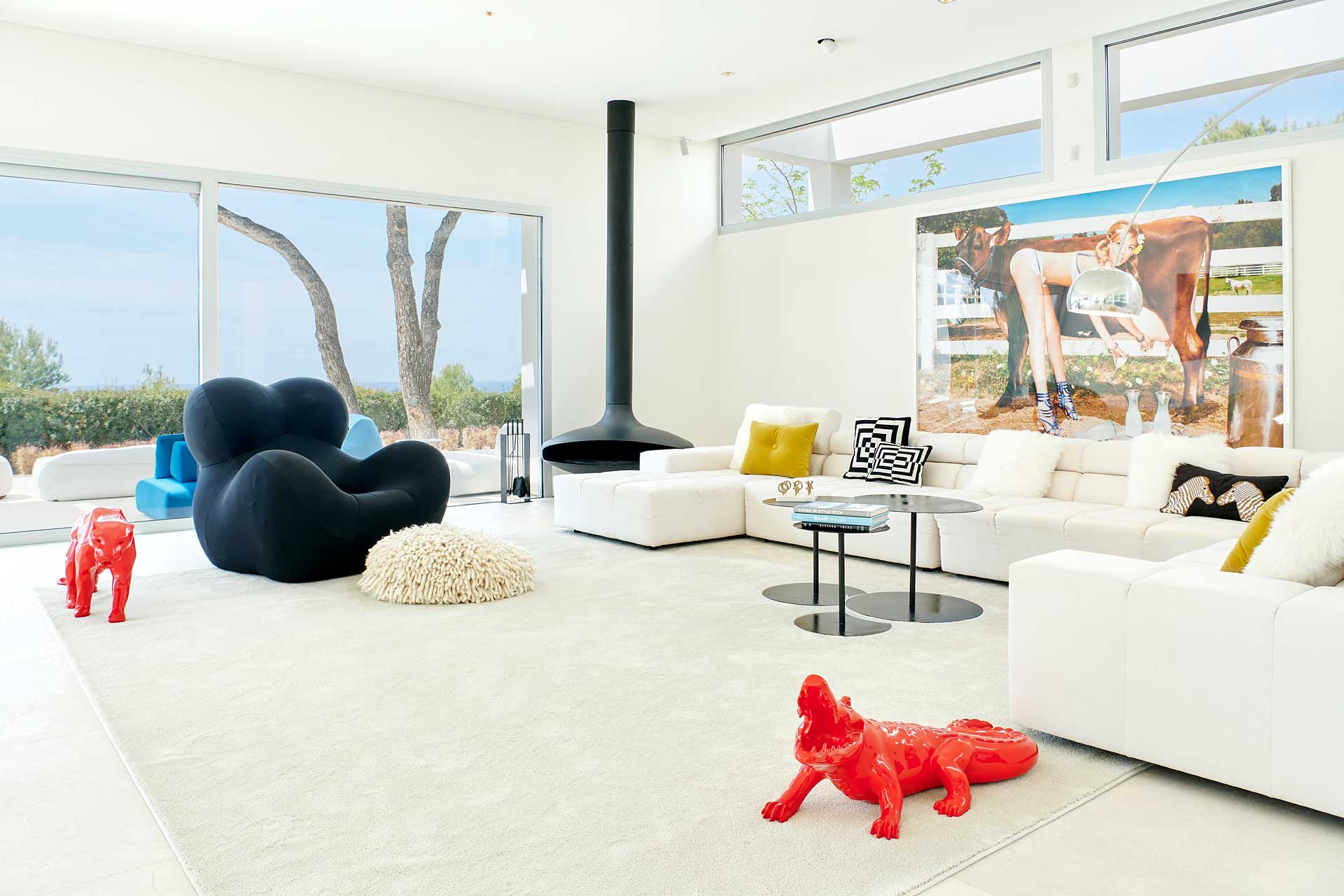 Villa CA Ibiza - Living area
